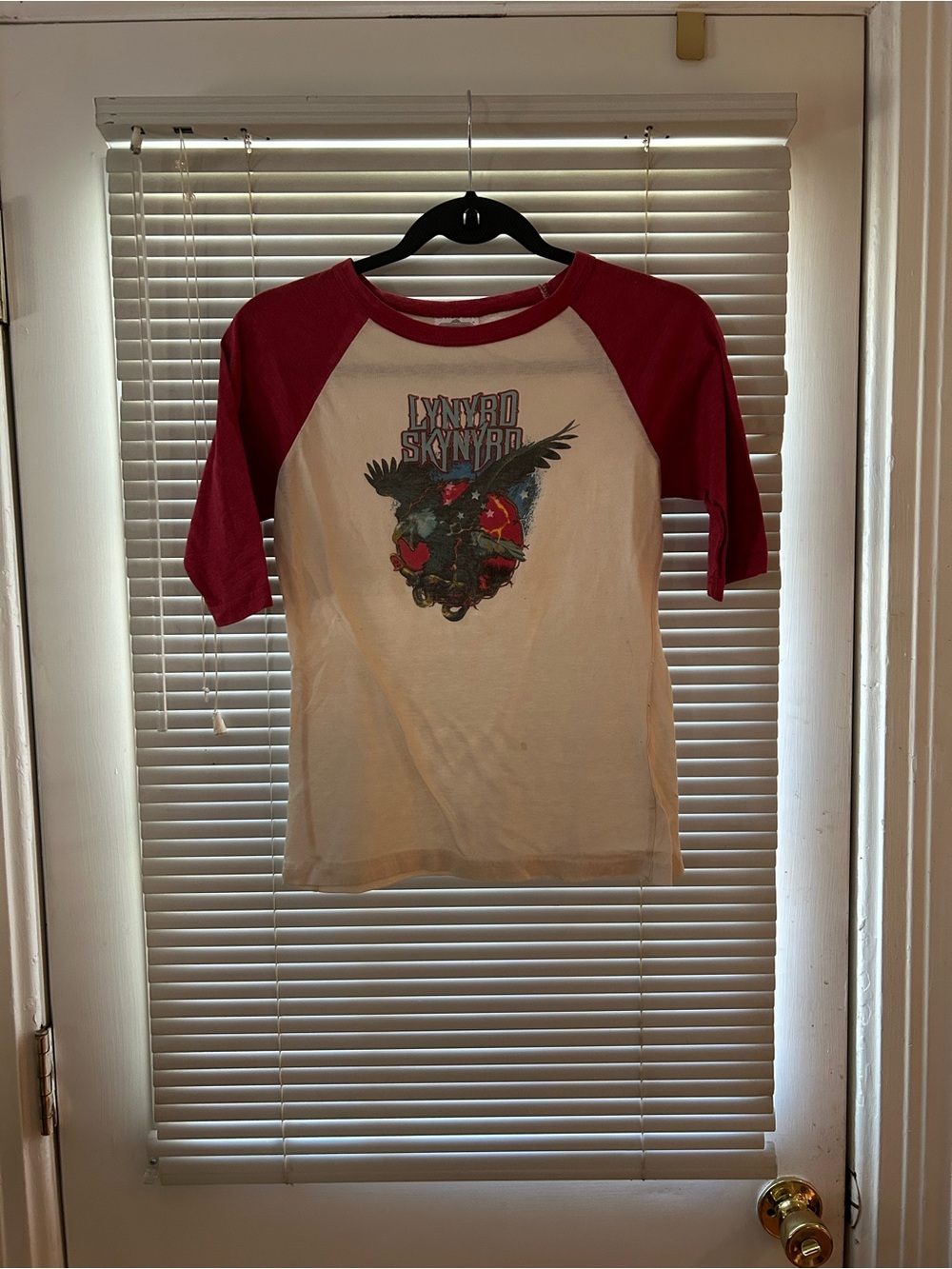Lynyrd Skynyrd Raglan Tee - White & Red